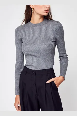 SELECTED Slflydia New Rib Ls Knit O-Neck B Noos by