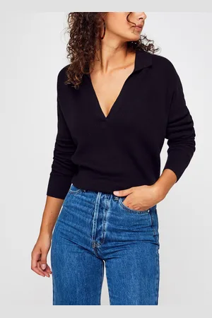 Calvin Klein Rib Open Neck Sweater by