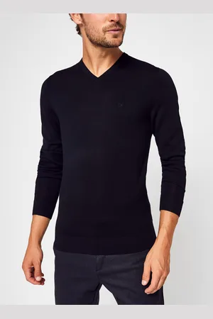 Calvin Klein Superior Wool Vneck Sweater by