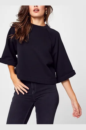 Marc O’ Polo Sweatshirt short sleeve, crew neck, cropped length by