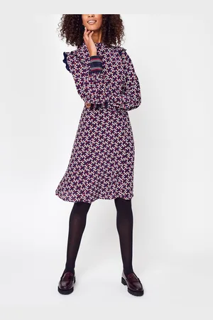Tommy Hilfiger Vis Monogram Knee Dress Ls by