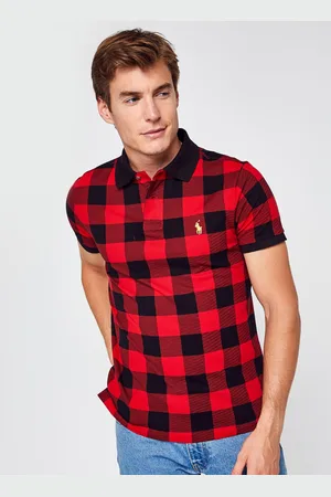 Ralph Lauren Polo Custom Slim Fit buffalo Polo Player en coton Mesh by