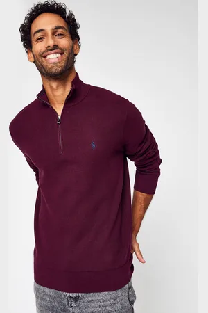 Ralph Lauren Pull demi-zip en coton texturé by