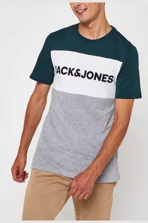 JACK & JONES Jjelogo Blocking Tee Ss Noos by