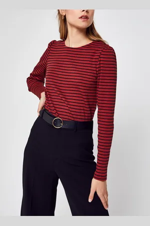 VILA VIBALU PUFF L/S RIB TOP - NOOS by