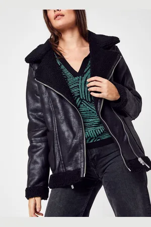 VILA VILIST L/S 2IN1 FAUX SHEARLING JACKET by