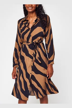 VILA VIDOGMA ZEB L/S MID CALF SHIRT DRESS/SU by