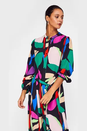 Essentiel Antwerp Camel Midi Shirtdress by