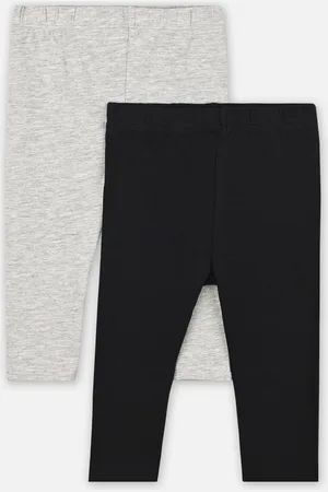 Vertbaudet Lot 2 Leggings Longs Lot Noir by