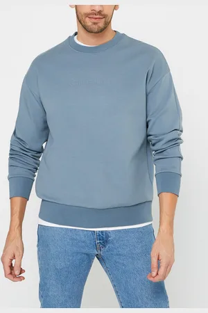 Calvin Klein Comfort Debossed Logo Crewneck by