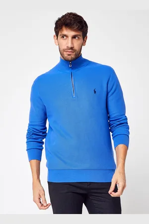 Ralph Lauren Pull demi-zip en coton texturé by