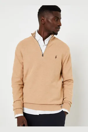 Ralph Lauren Pull demi-zip en coton texturé by