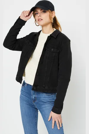 Noisy May Nmdebra L/S Black Denim Jacket Noos by
