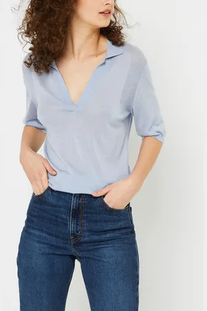 Calvin Klein Lyocell Blend Polo Sweater Ss by