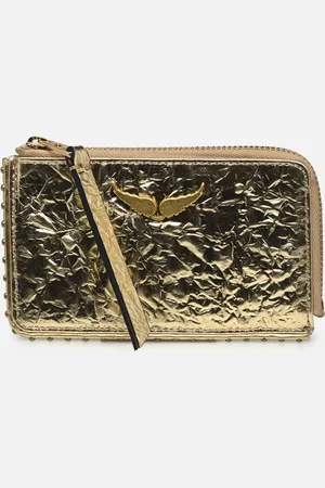 Zadig & Voltaire Zv Card Wrinkled Metal by