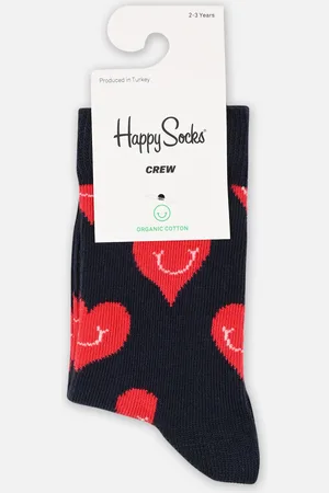 Happy Socks Kids Smiley Heart Sock by
