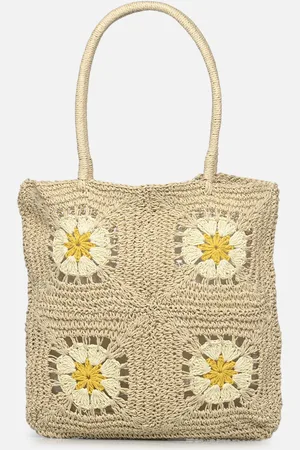 Pieces® Pckilona Straw Shopper Sww by