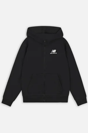 New Balance Essentials Stacked Logo French Terry Jacket by
