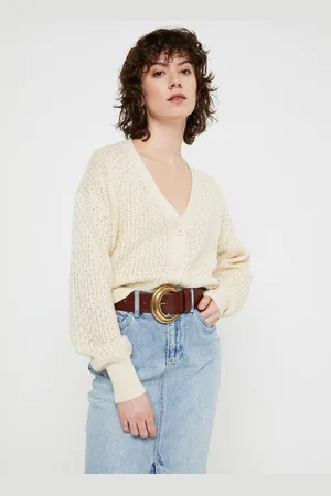 VERO MODA Vmblanca Ls V-Neck Crop Cardigan Ga Co by