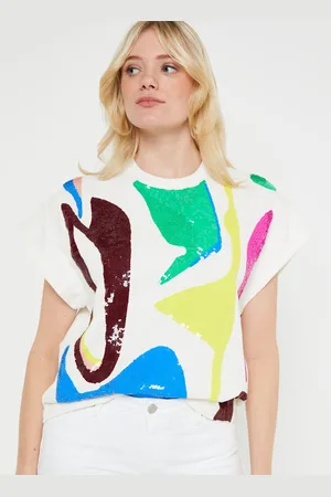 Essentiel Antwerp Daosa T-Shirt With Sequins by