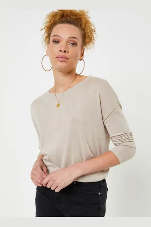 VILA Viabella O-Neck L/S Knit Top/Su - Noos by