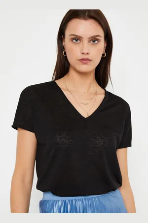 VILA Viamer V-Neck S/S Top by