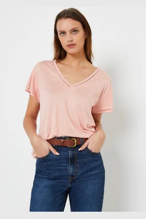 VILA Vinulan Detail S/S T-Shirt/C23 by