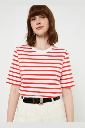 VILA Vifreja Stripe S/S Top - Noos by