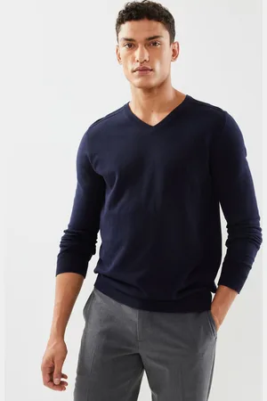 SELECTED Slhberg Ls Knit V-Neck by