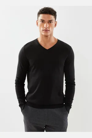 SELECTED Slhberg Ls Knit V-Neck by