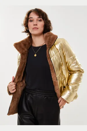 VERO MODA Vmuppsalagold Reversible Short Jacket by