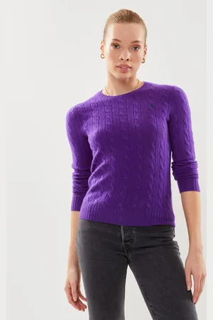 Ralph Lauren Pull torsadé en laine et cachemire by