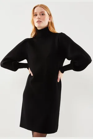 Y.A.S Yasfonny Ls Roll Neck Knit Dress S. Noos by
