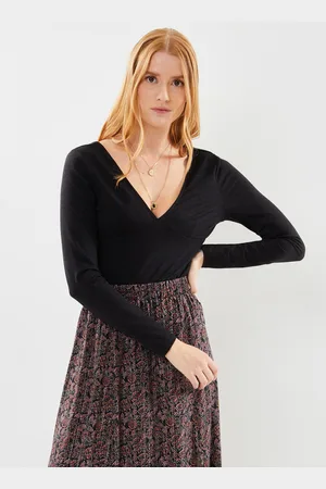 VILA Viluxi Deep V-Neck L/S Body/C26 by