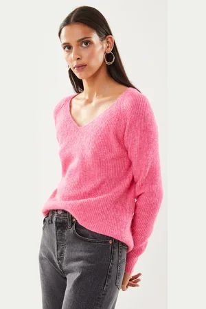 Pieces® Pcellen Ls V-Neck Knit Noos Bc by