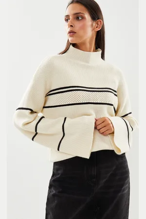 VILA Viril L/S High Neck Knit Top by