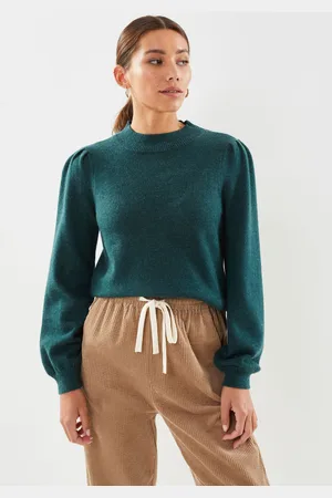 VILA Viril Turtle-Nk Balloon L/S Top - Noos by