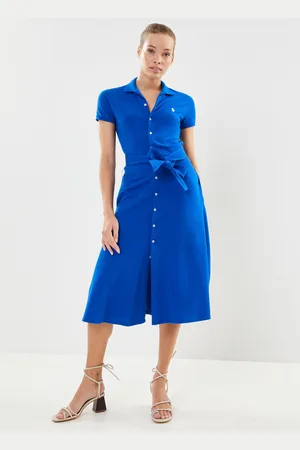 Ralph Lauren Btn Polo Drs-Short Sleeve-Day Dress by