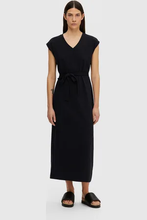 SELECTED Slfessential Sl V-Neck Ankle Dress Noos by