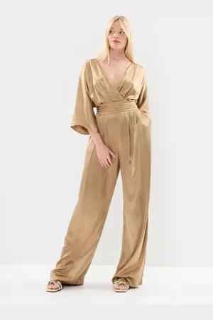 VILA Viwilla 2/4 Sleeve Jumpsuit/Rou by
