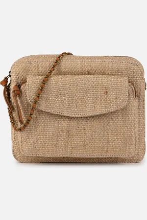 Pieces® Daino Jute Large Cross Body by