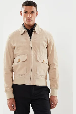 Schott NYC Veste De Pilote Suede/chevre Velours by