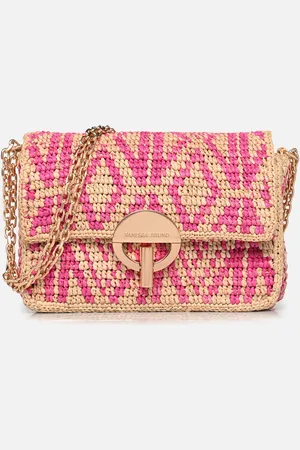 Vanessa Bruno Moon En Raphia A Motifs Geometriques by