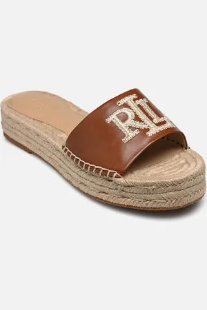 Ralph Lauren Polly Logo-Espadrilles-Flat by