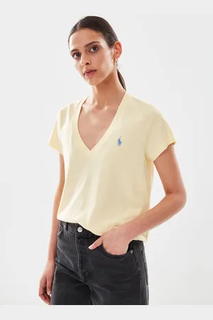 Ralph Lauren T-shirt col en V en jersey by