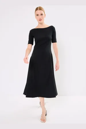 Ralph Lauren Munzie-Elbow Sleeve-Day Dress by