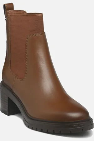 Tommy Hilfiger FLAG MID HEEL LEATHER CHELSEA by