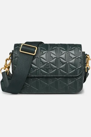 Lacoste Maheki Leather Flap Crossover Bag by