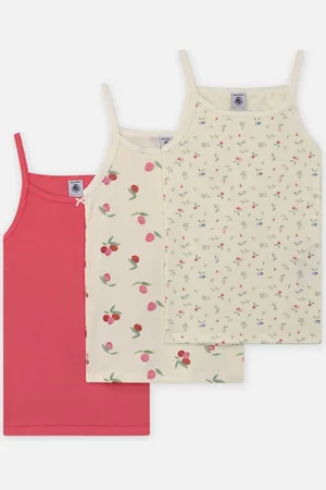 Petit Bateau 3 Chemises Bretelles A0D3T00 by