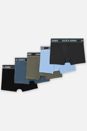 JACK & JONES Jacevan Solid Trunks 5 Pack Jnr 12269703 by